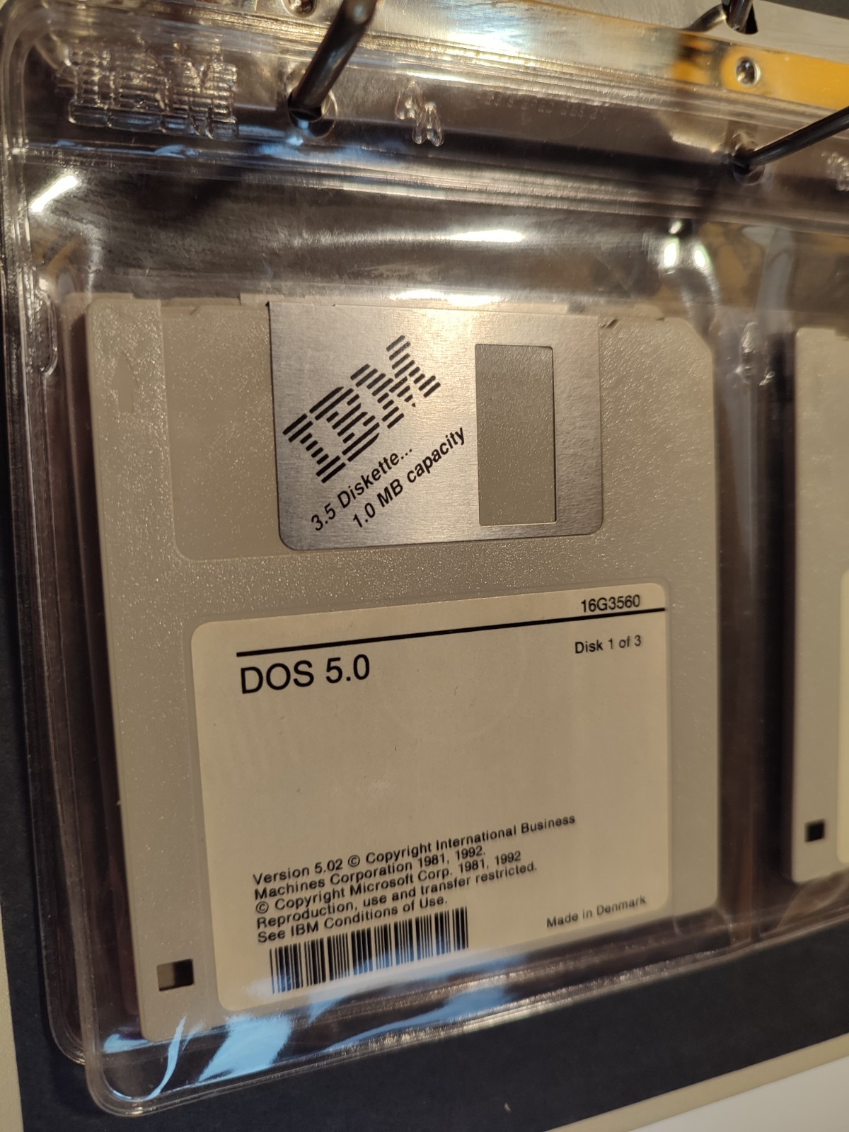 MS DOS 5.0 IBM 3,5″ HD IBM and Compatibles 1992 (15F1368)