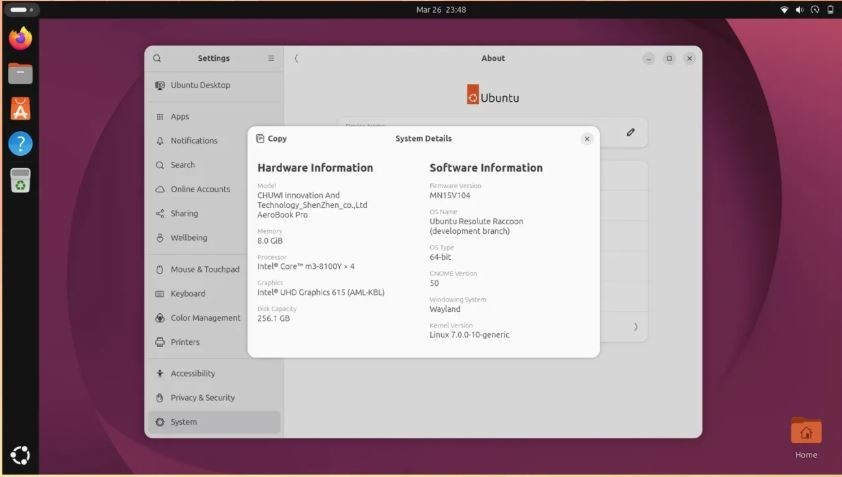 Ubuntu 26.04 LTS Desktop – Bootable DVD Installer (Released April 13th, 2026)