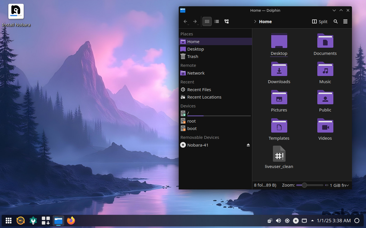 NOBARA LINUX OS – DVD/USB Flash Drive – KDE, GNOME, NVIDIA, STEAM HANDHELD, HTPC
