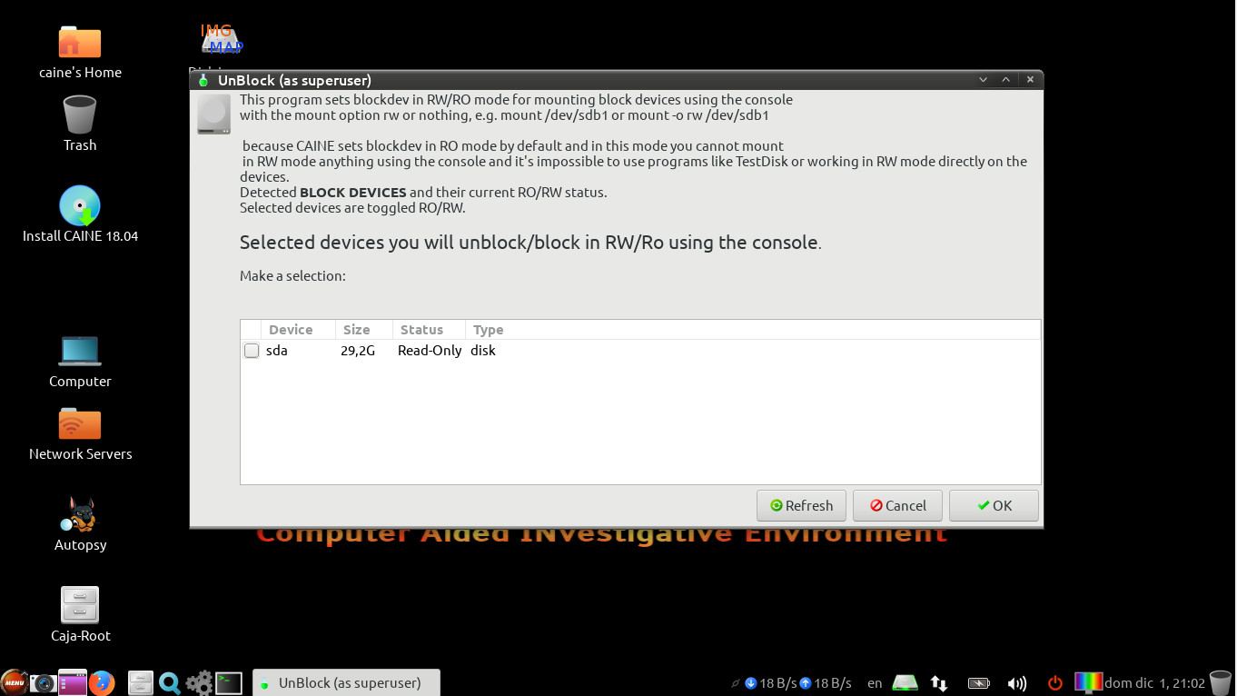 CAINE 13 Warp Forensic Environment Linux OS | 64Bit | Live Boot USB/DVD | MAC/PC