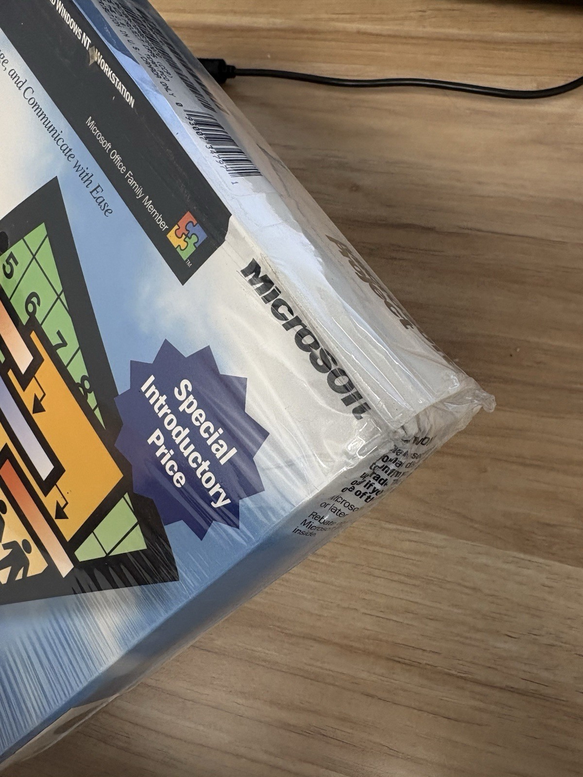 Sealed Microsoft Project For Windows 95 – NOS Collectible Vintage Software New