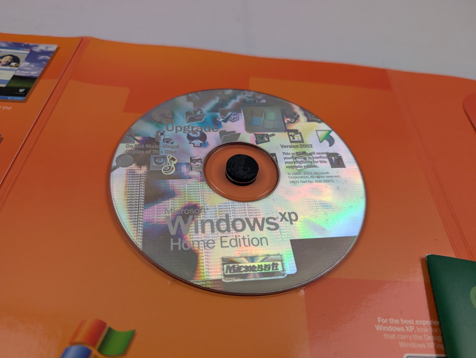 Microsoft Windows XP Home Edition Upgrade 2002 With Product Key Code