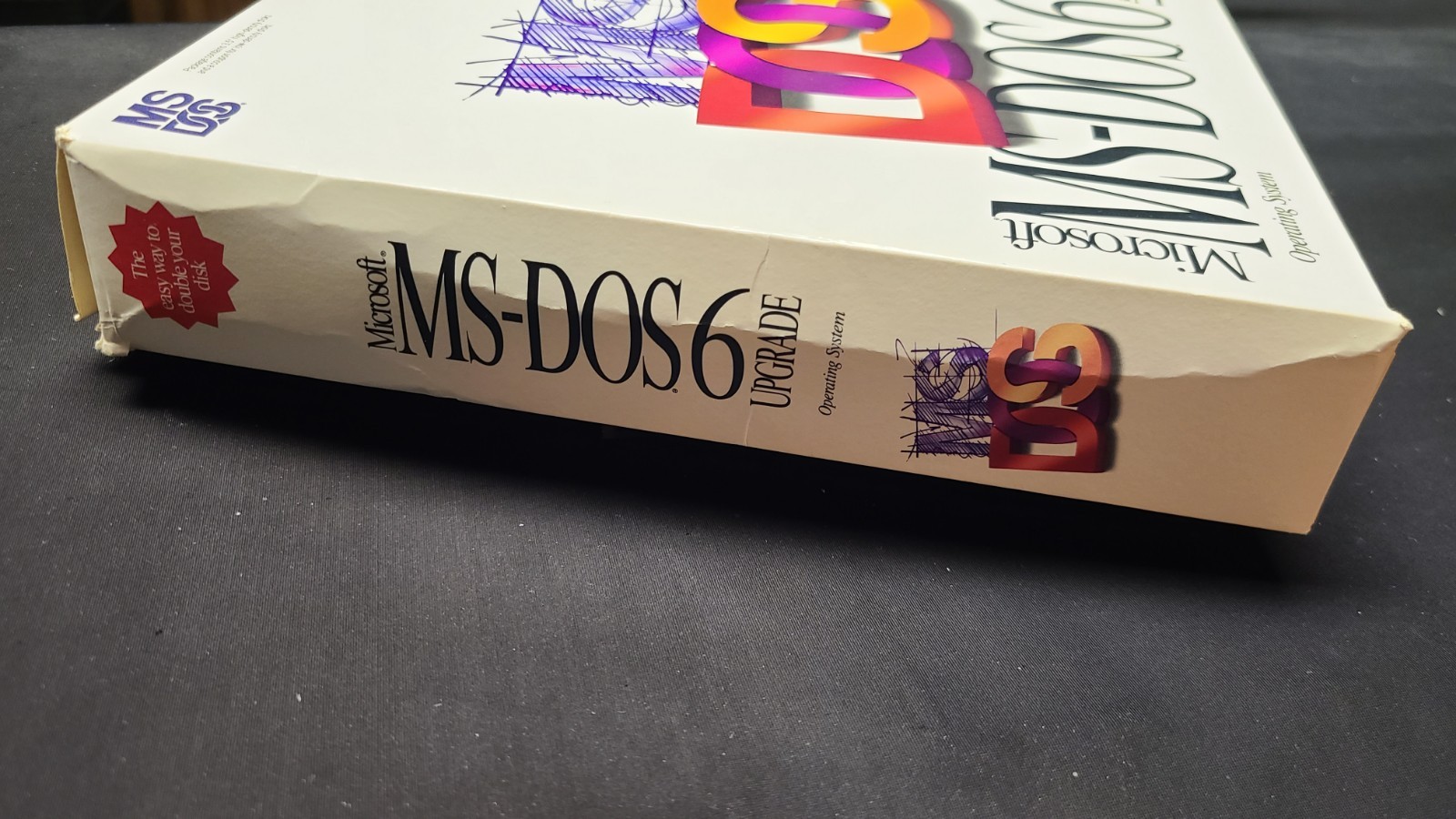 Microsoft MS-DOS 6 Upgrade Vintage Big Box PC Computer Software
