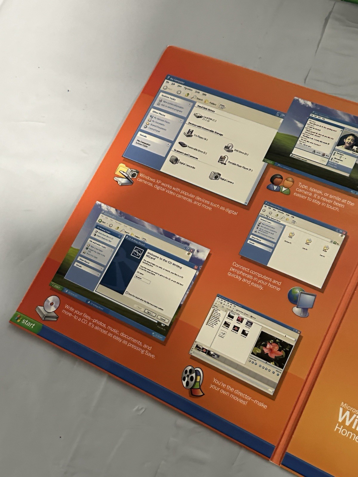 Microsoft Windows XP Home Edition – Full Version with Service Pack 2 CD-ROM