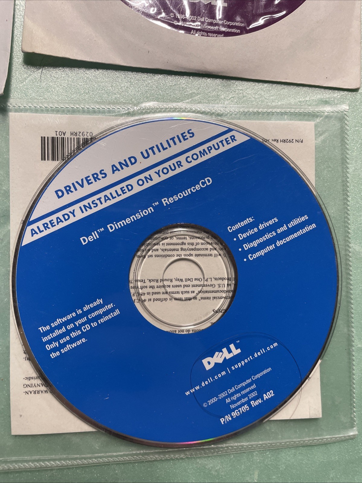 Dell Windows XP Home Edition Lot With SP2 Service Pack 2 Reinstallation