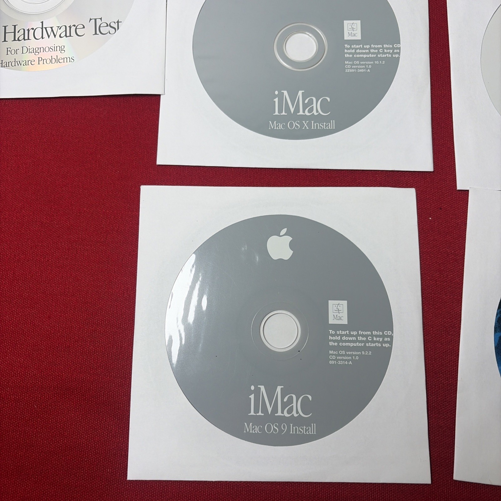 Apple iMac OS 9 Restore Install Applications Games Software Disc Set 12