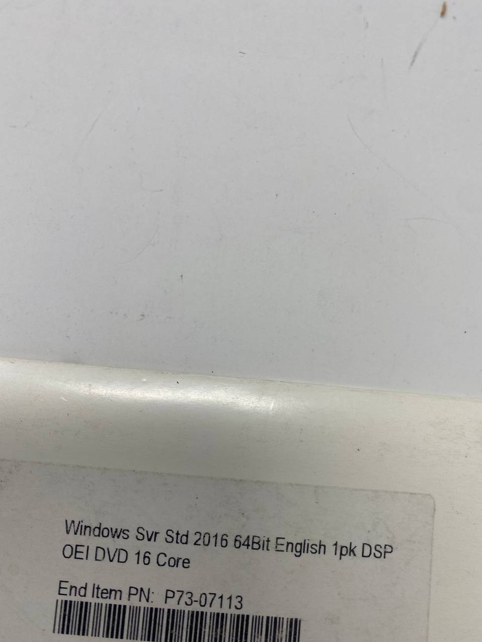 Microsoft Windows Server 2016 Standard x64 DVD 16-Cores + PRODUCT LICENSE KEY HD