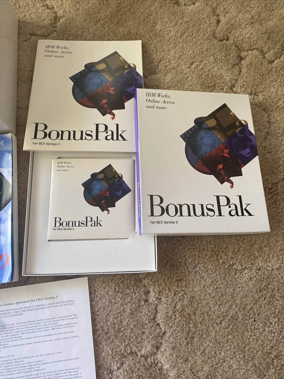 IBM OS/2 Warp Version 3 plus BonusPak for DOS and Windows