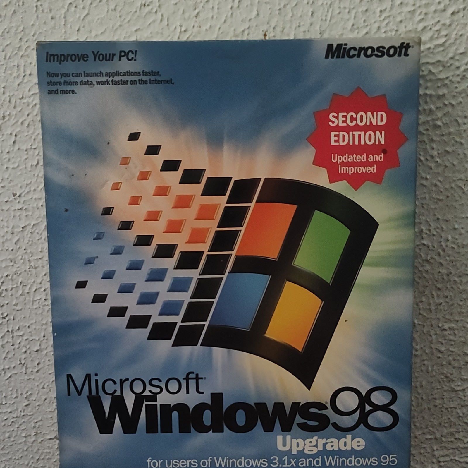 Microsoft Windows 98 Second Edition Upgrade CD English Retail for Win 3.x/95