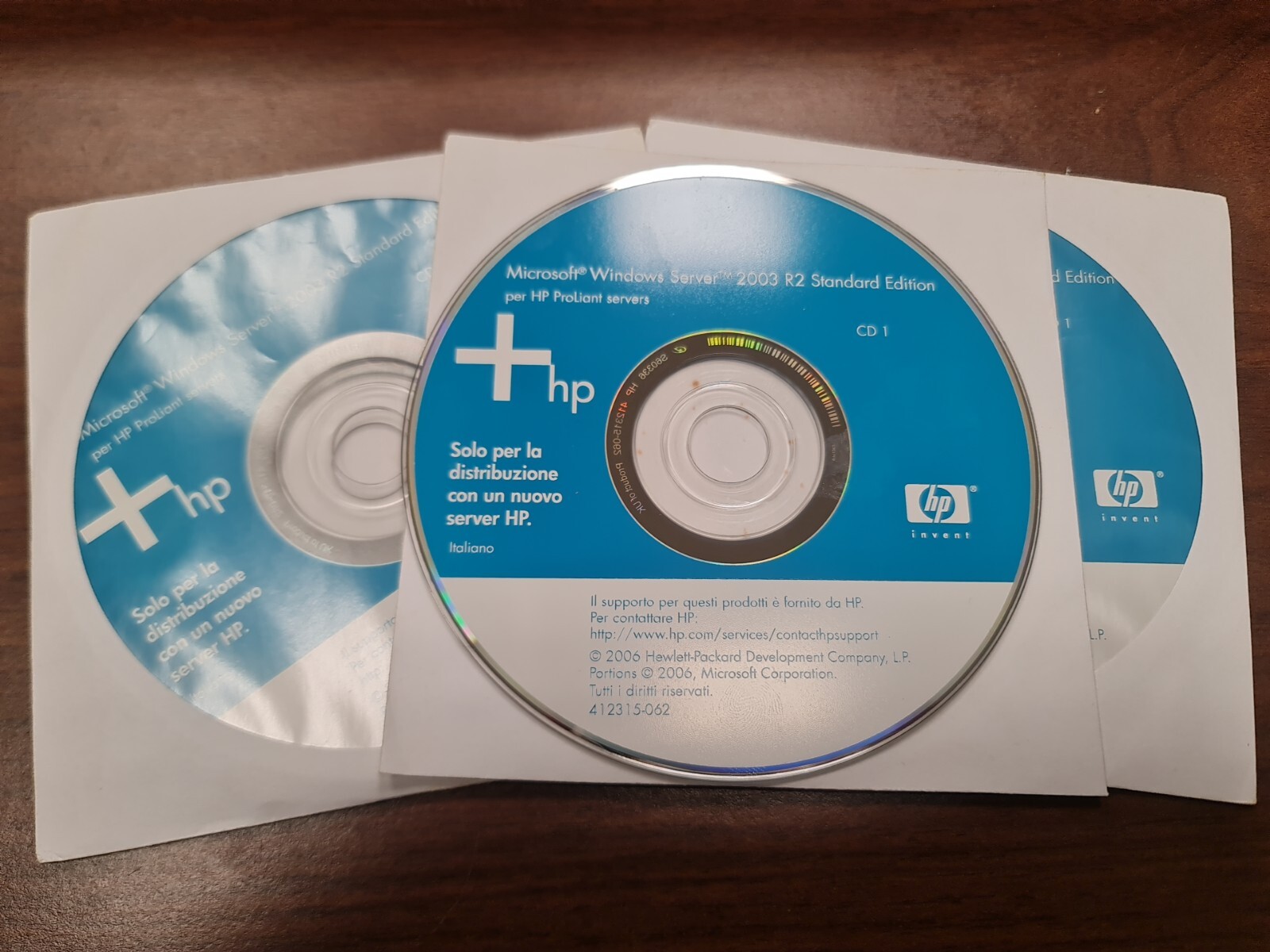Microsoft windows server 2003 R2 standard edition cd 1 412315-062 ORIGINAL