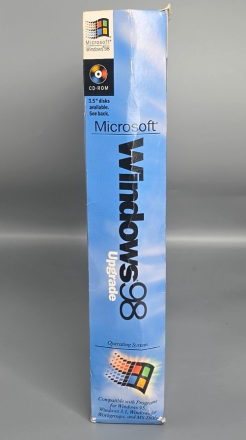 MICROSOFT WINDOWS 98 UPGRADE NEW VERSION 0398 Part X03-30200-Key Included!