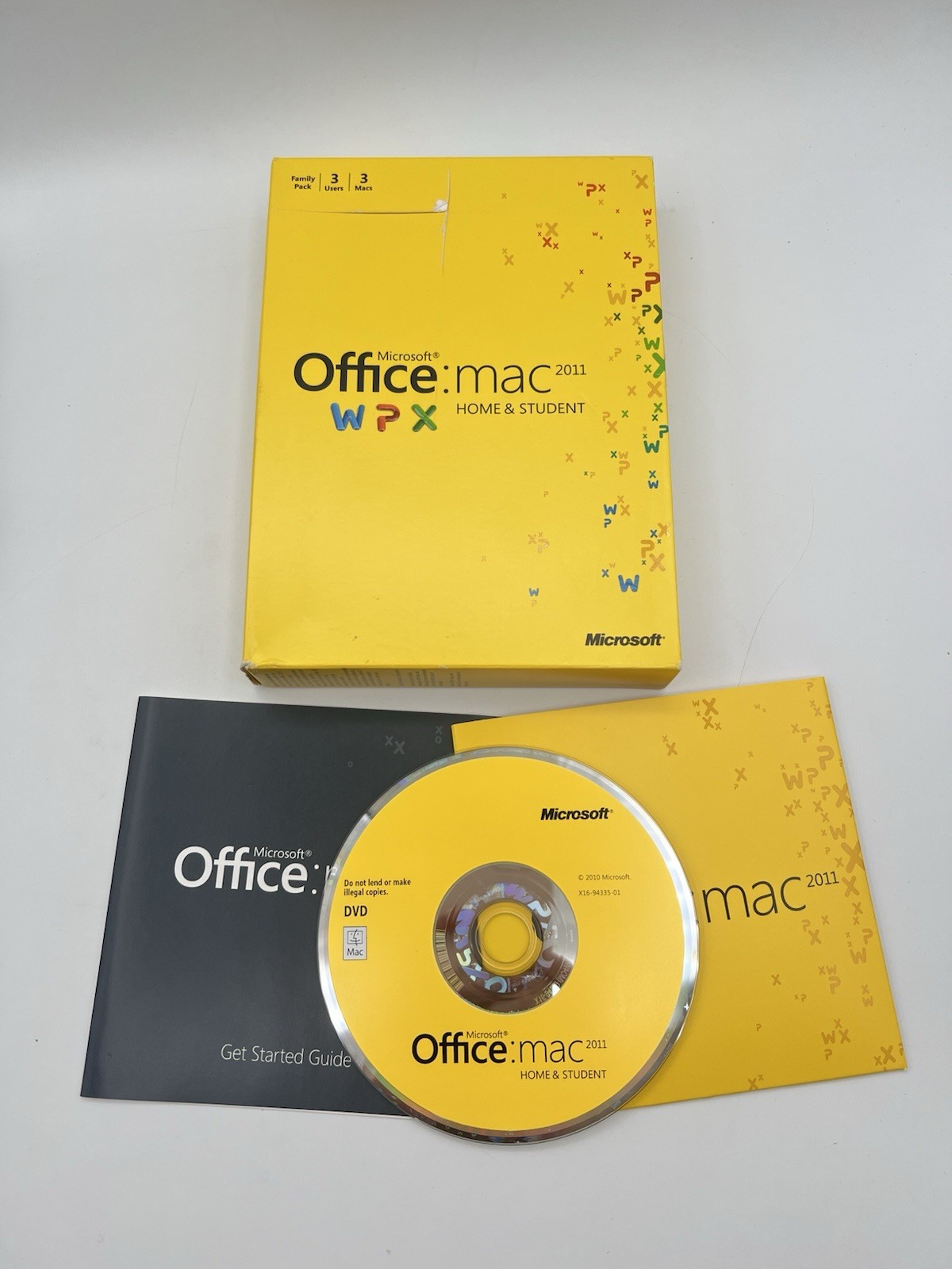 Apple iMac Software Lot Microsoft Office 2011 & 2004 Mac Snow Leopard OS X Insta