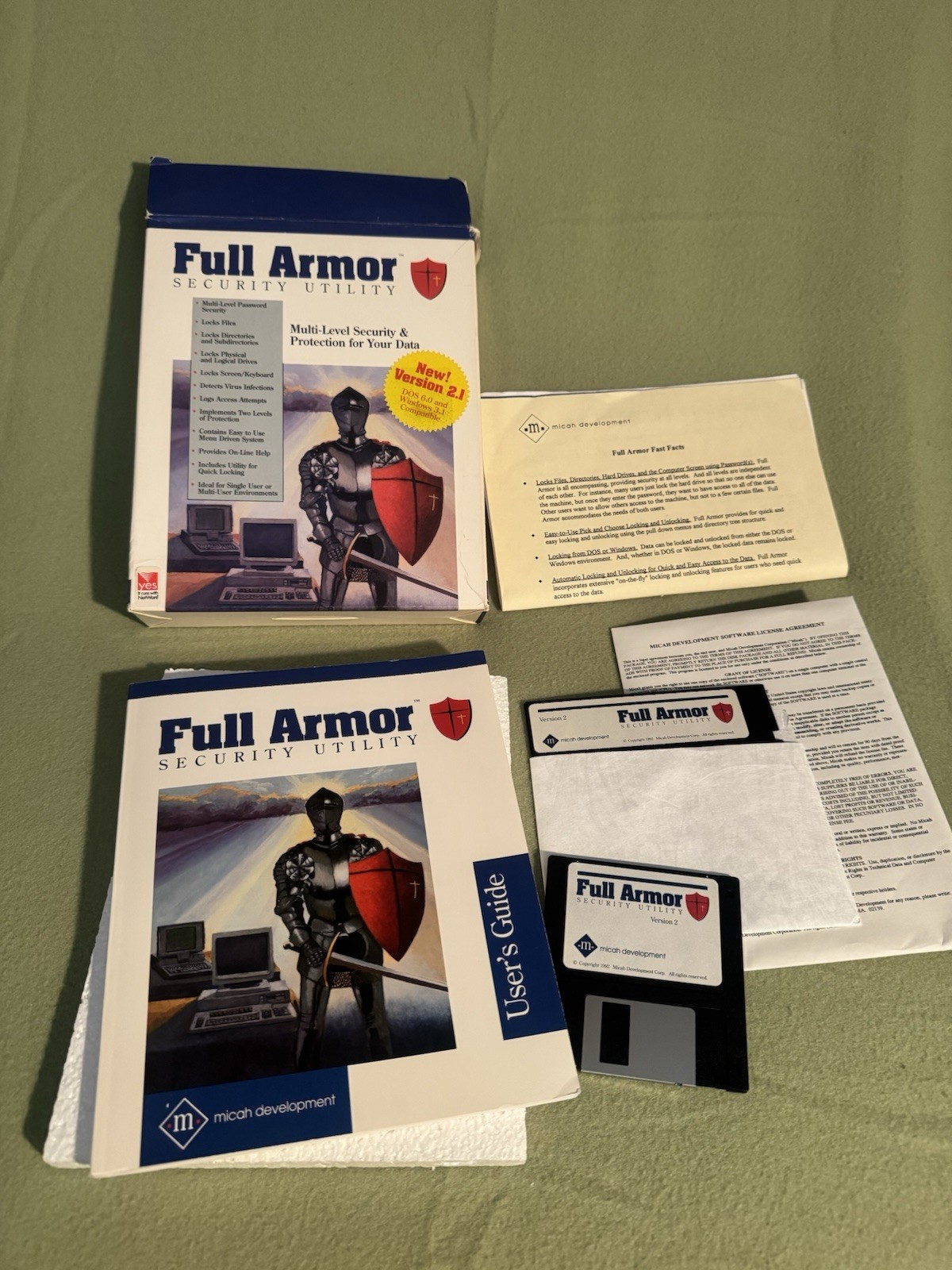 Vintage 90s Windows Software Lot More Fonts Pc Protection Full Armor & Shield