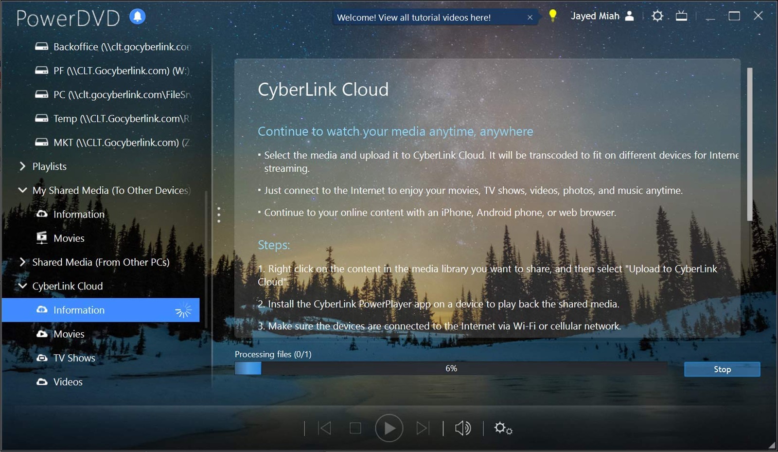CyberLink PowerDVD 365 1 Year Subscription PC Download
