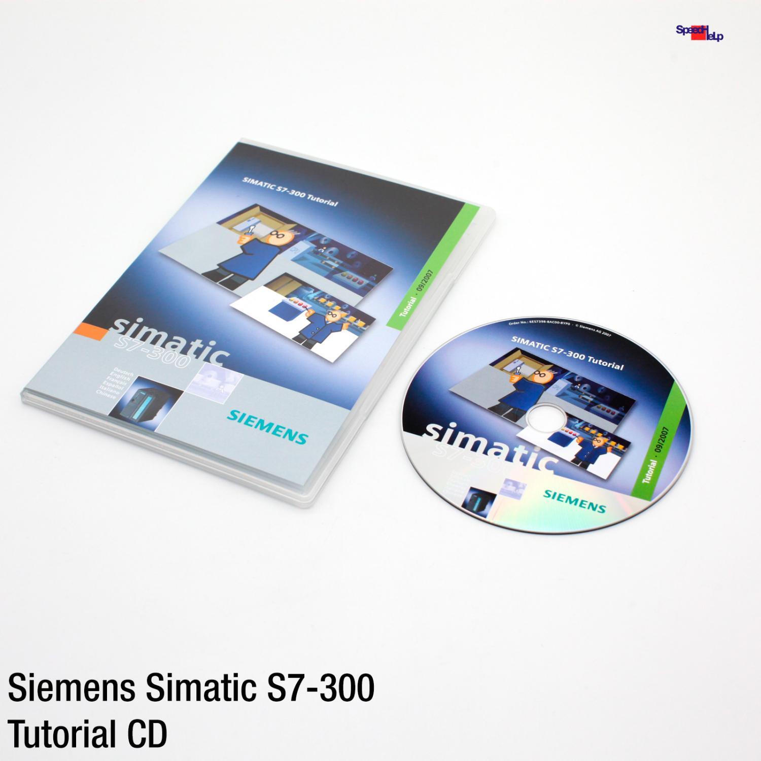 Original CD Siemens Simatic S7-300 Tutorial Compact Disk