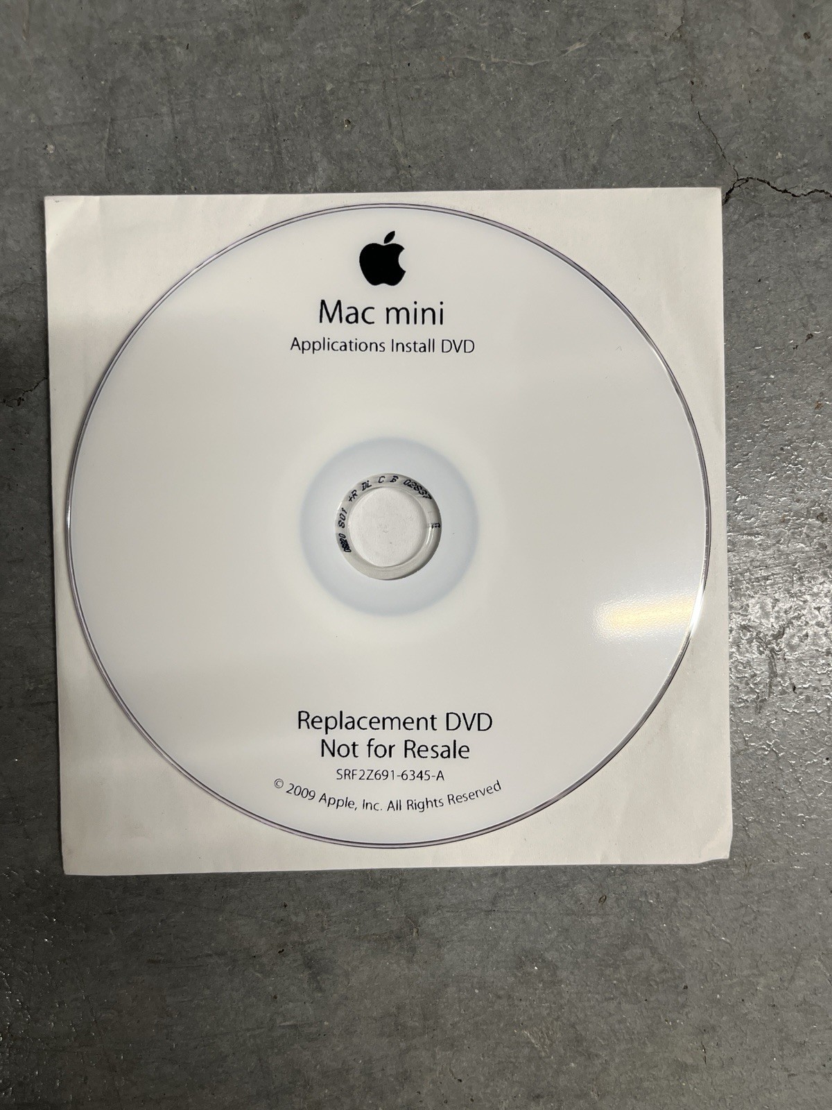 Apple Mac Mini Applications Install Replacement DVD 2009