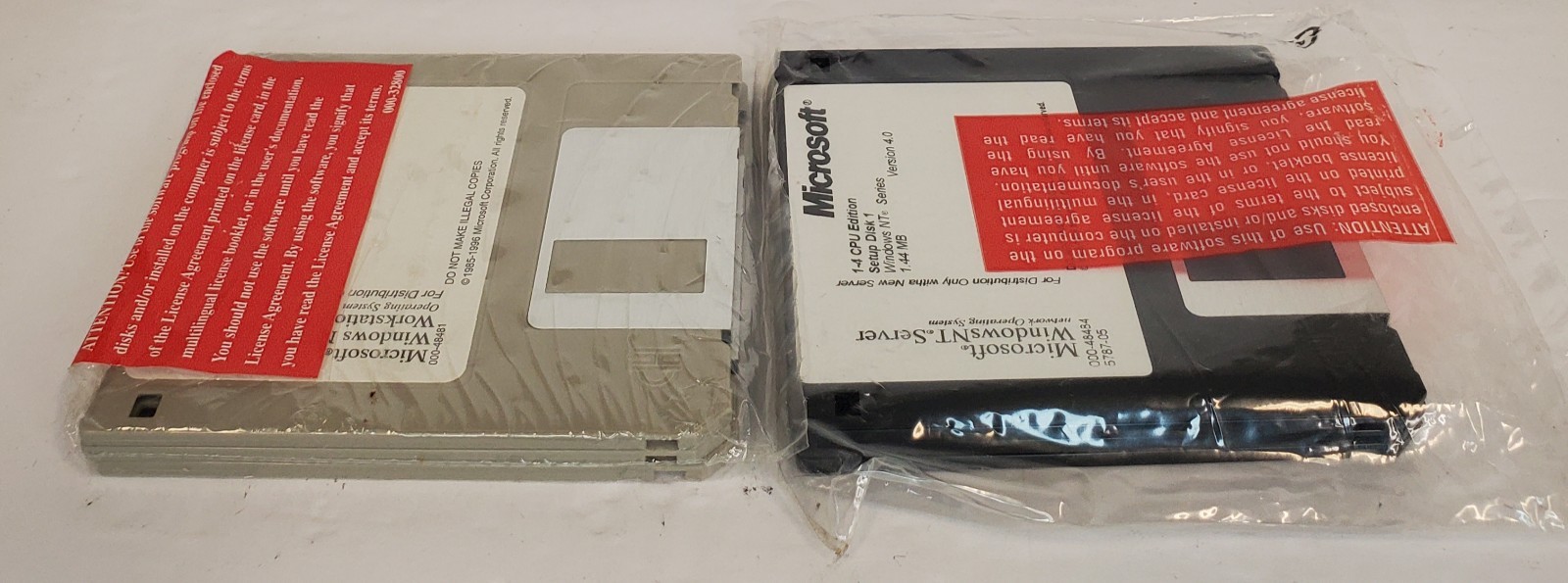Microsoft Windows NT Server & NT Workstation Ver 4.0 Floppy Disks – OEM SEALED