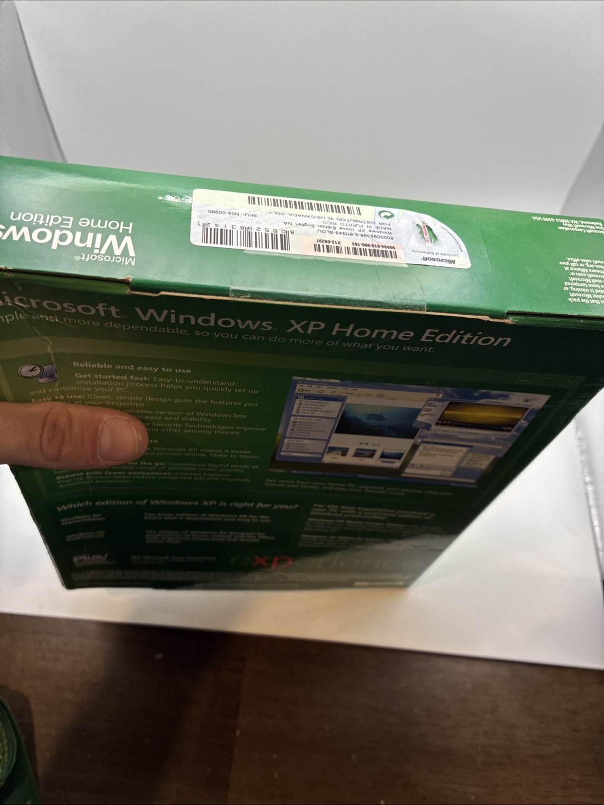 Microsoft Windows XP Home Edition Upgrade Retail Package – NEW SEALED