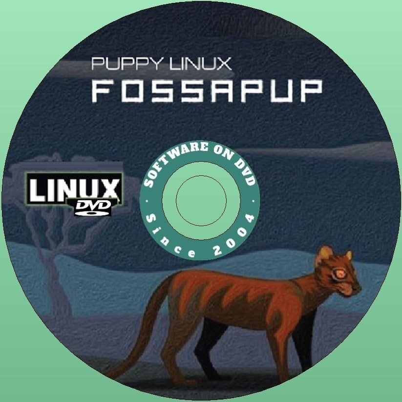Latest New Release Puppy Linux Fossa Pup OS Operating System for PC on DVD