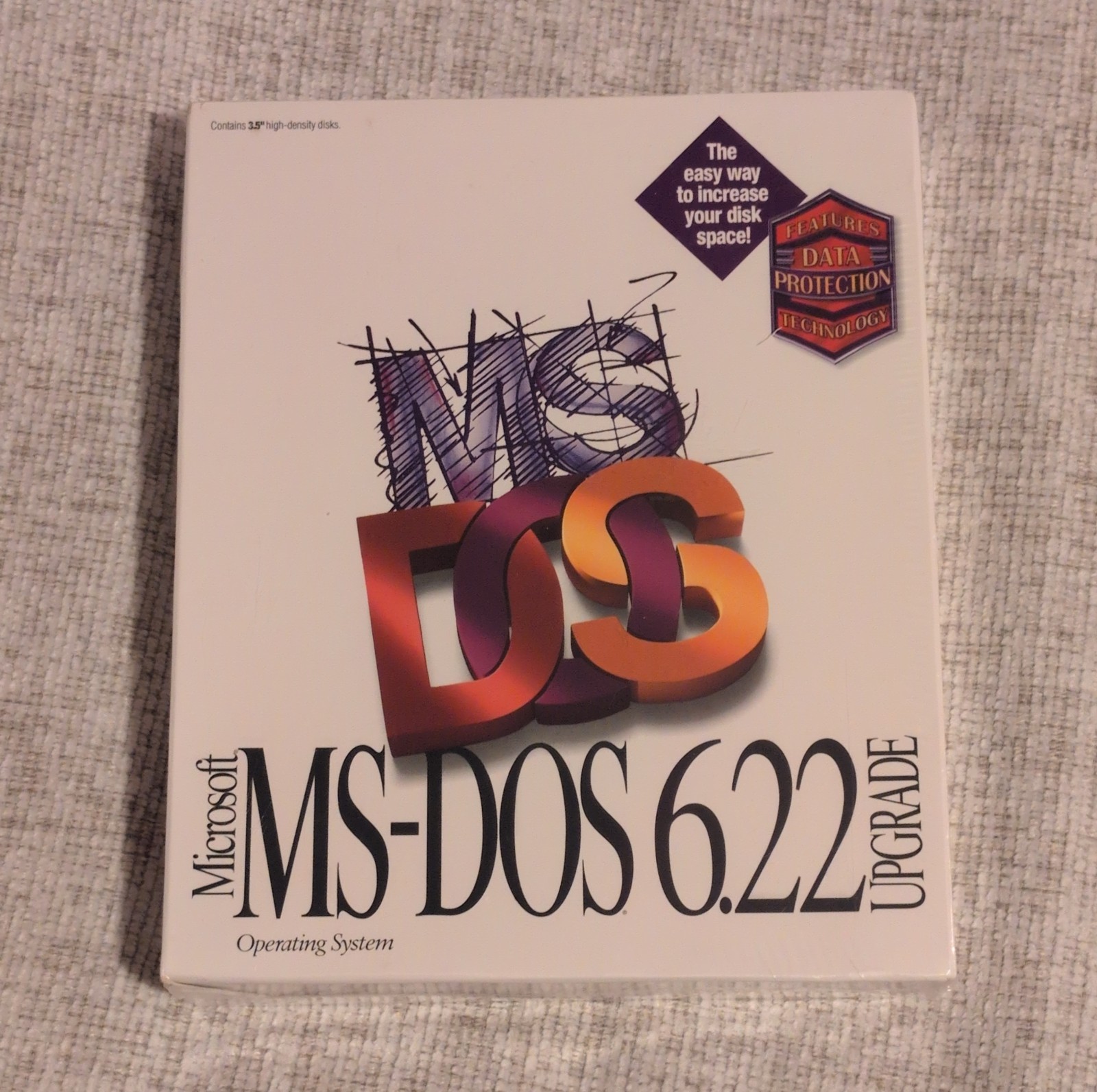Microsoft DOS 6.22 Upgrade (3.5) HD 58571 – BRAND NEW SEALED