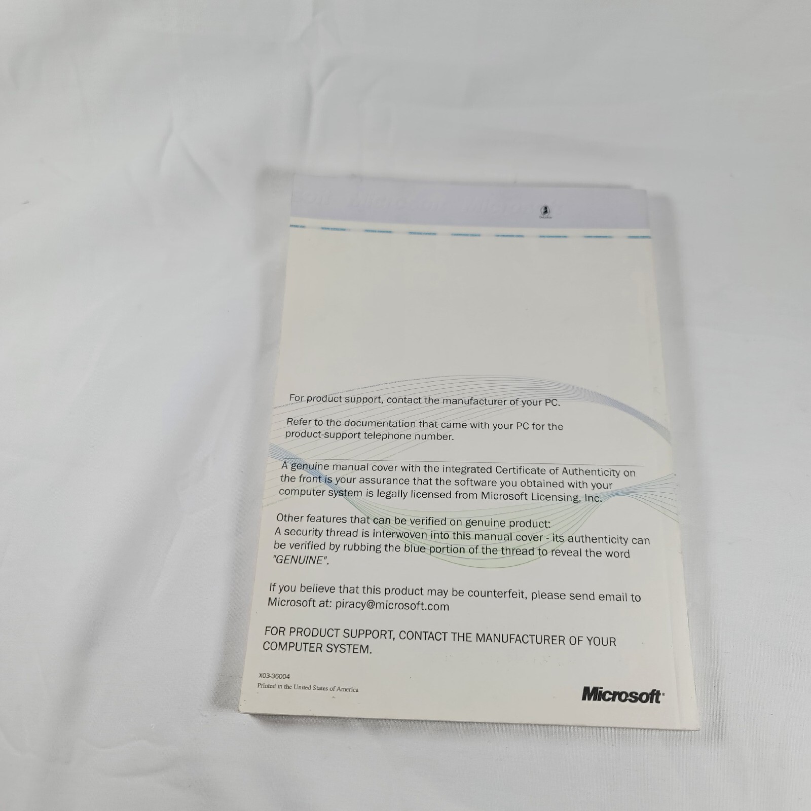 Windows 98 for PC CD Product Key Only – CoA and Getting Started guide Gateway
