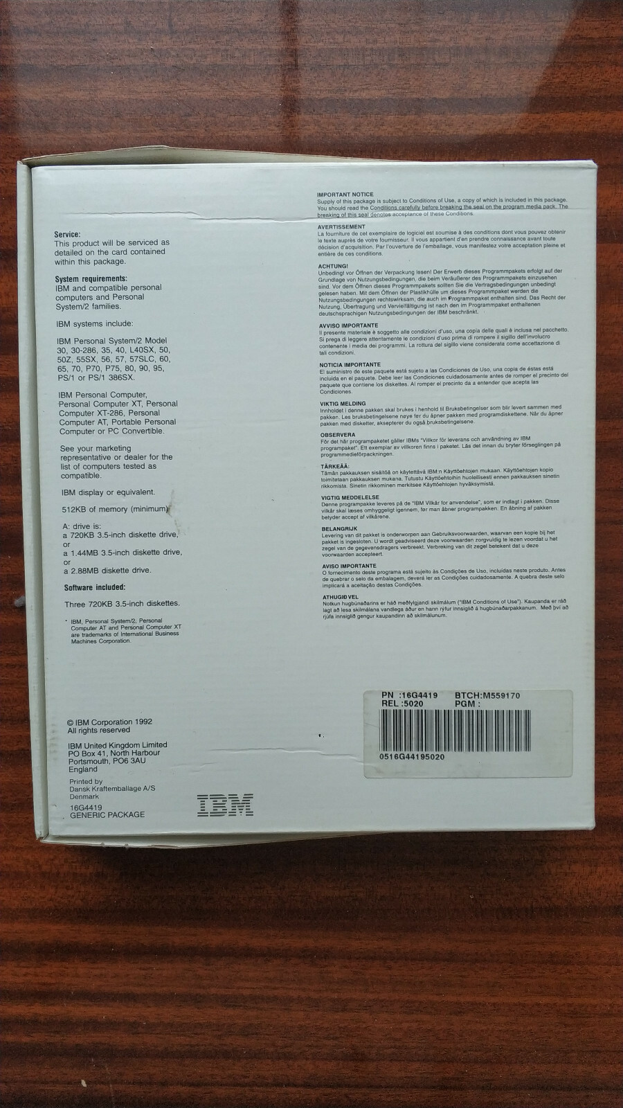 MS DOS 5.0 IBM 3,5″ HD IBM and Compatibles (1992)
