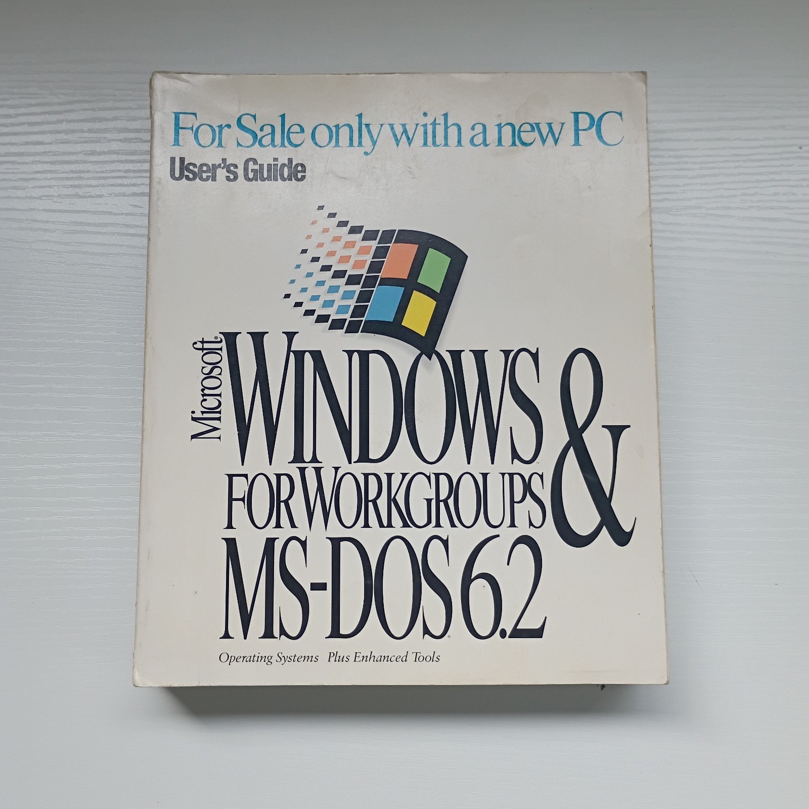 Microsoft Windows For Workgroups & MS-DOS 6.2 Users Guide Manual Vtg