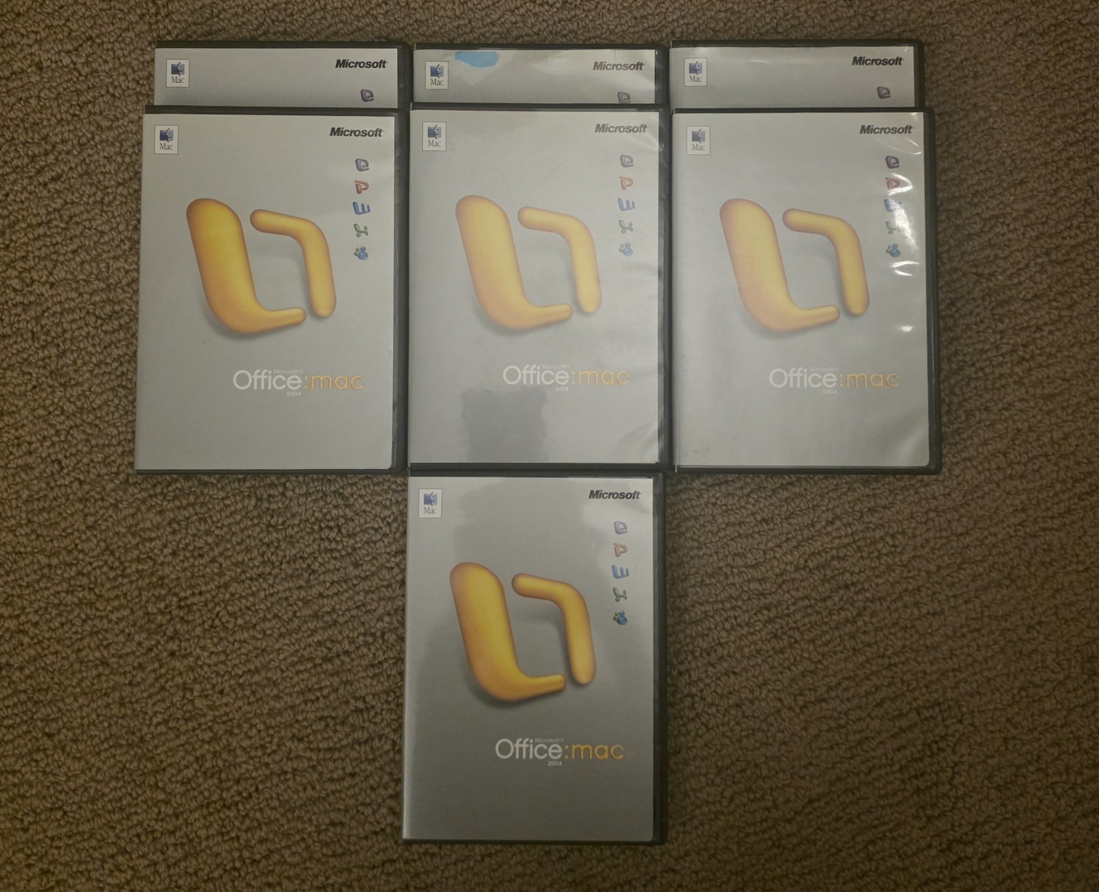 Microsoft Office Mac 2004 2008 2011 Windows 8.1 Virtual PC Software Lot 26+ Pcs
