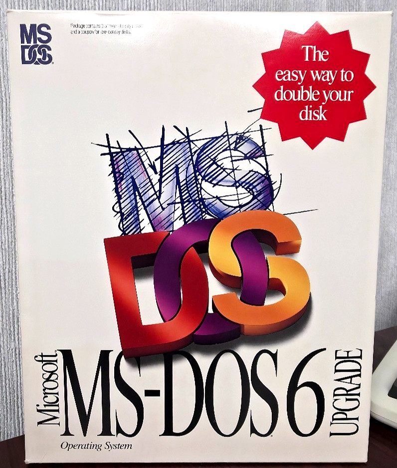 Microsoft MS-DOS 6.0 Vintage Operating System Software Upgrade 3.5″ Disks