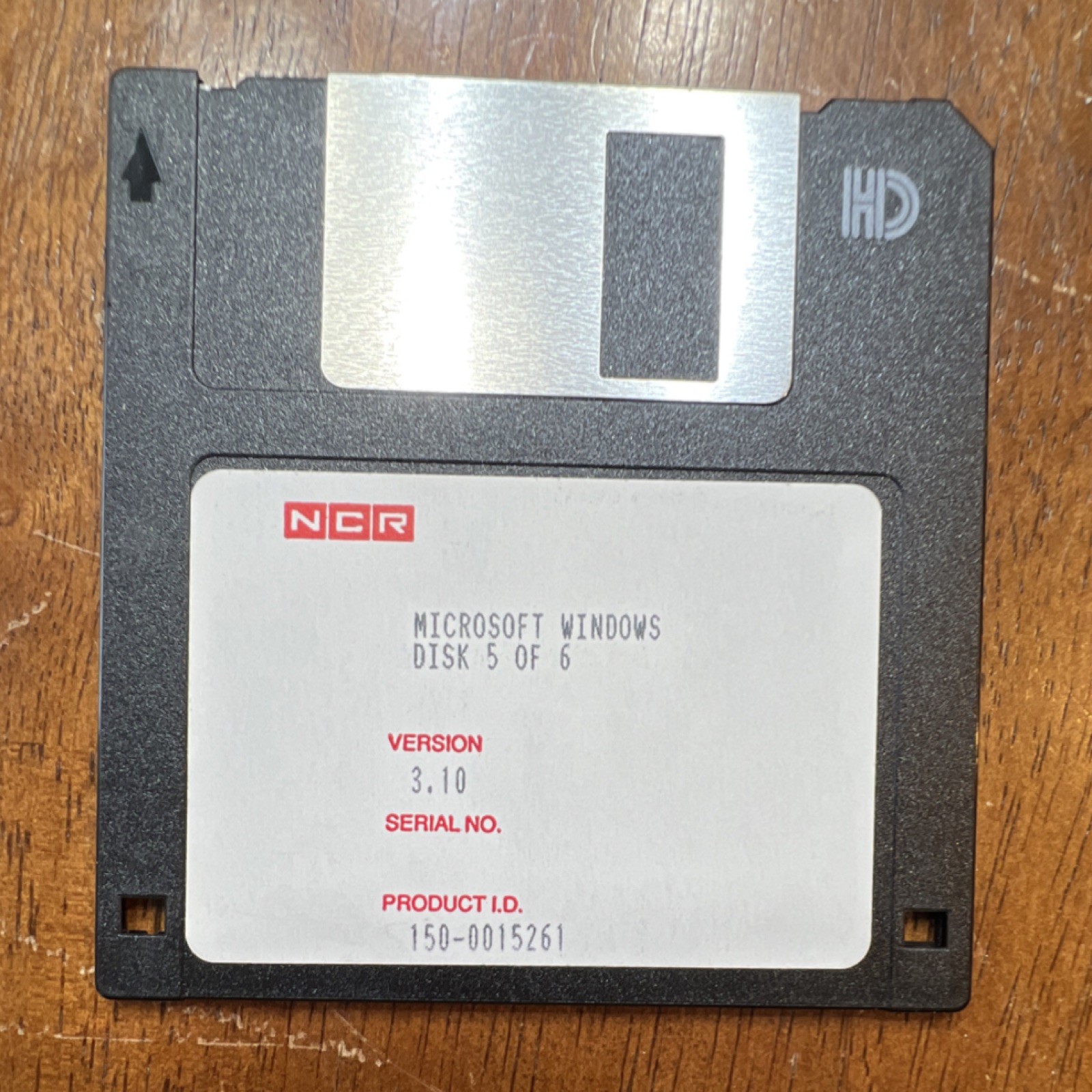 NCR Microsoft Windows 3.10 Floppy 3.5″ Operating System 6 Disk Set English