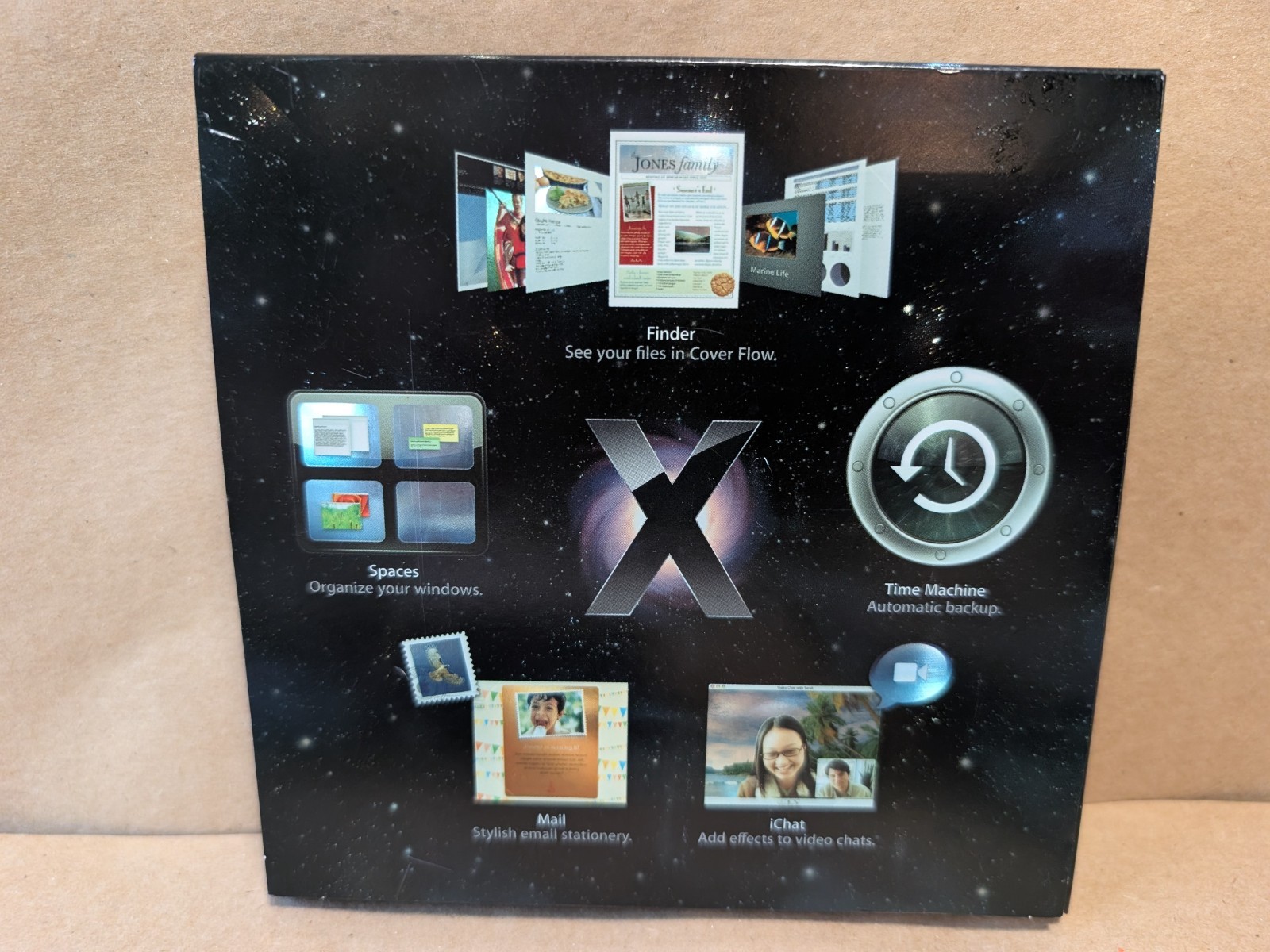 Apple Mac OS X Leopard version 10.5 w/Manual
