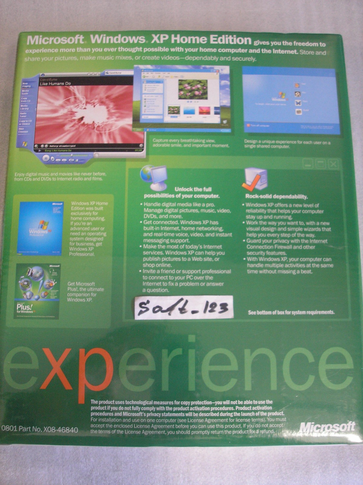 Microsoft Windows XP Home Edition Full English International Vers.=NEW SEALED=
