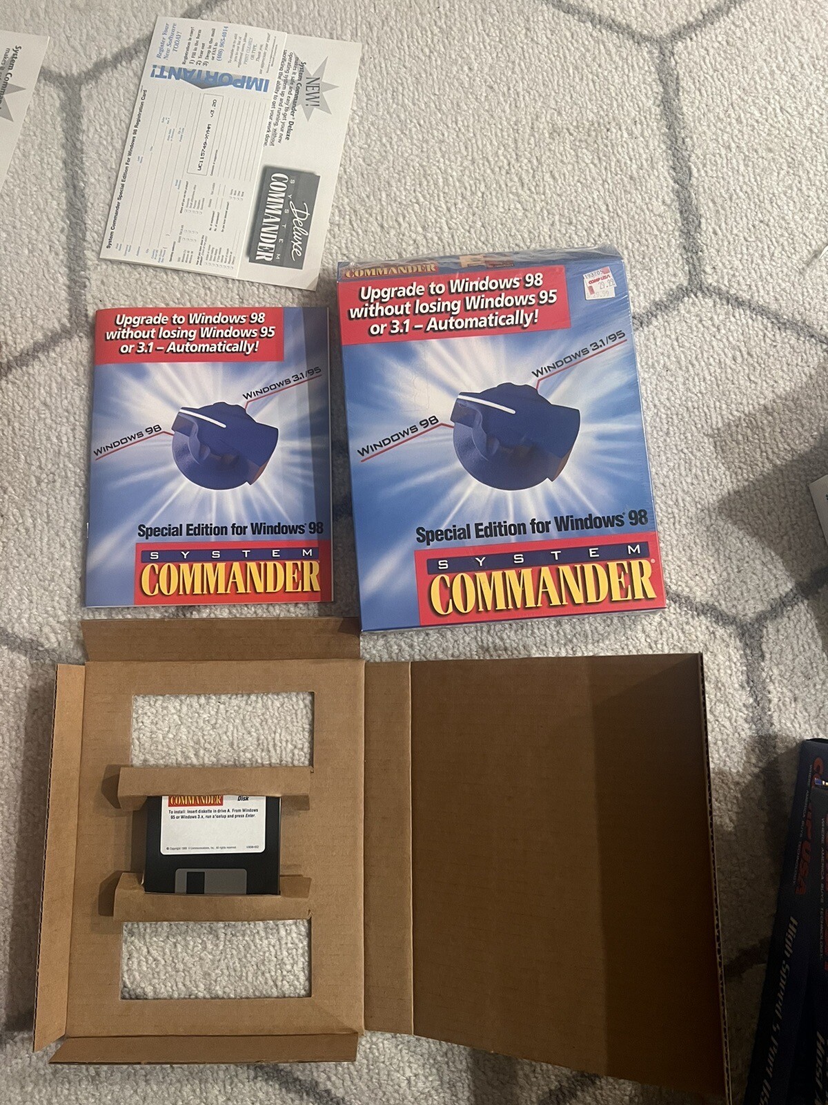 SYSTEM COMMANDER SPECIAL EDITION FOR WINDOWS 98 AND DELUX (missing) READ ALL!