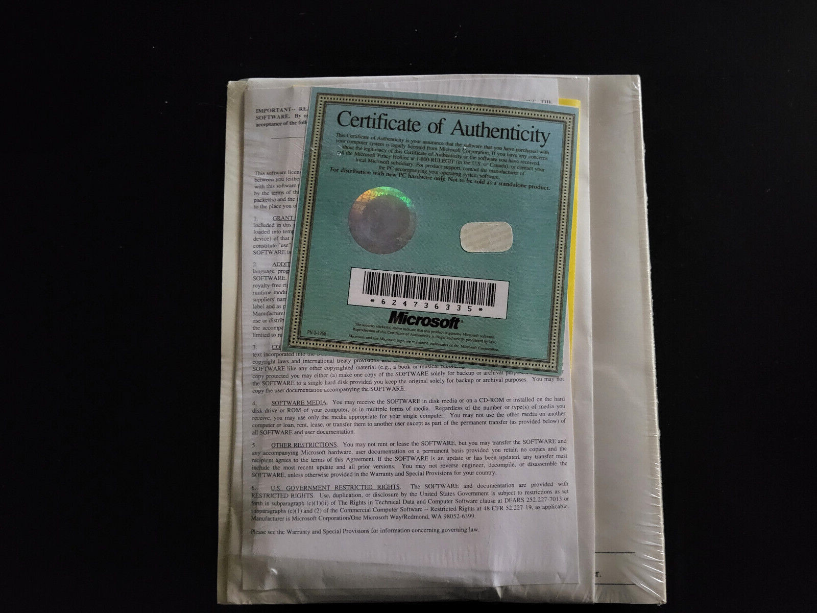 Microsoft MS-DOS Operating System plus Enhanced Tools