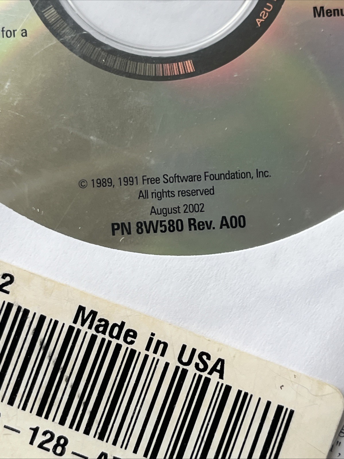 SEALED Vintage Dell Y2K FreeDOS Operating System Install CD & Source Code 2002