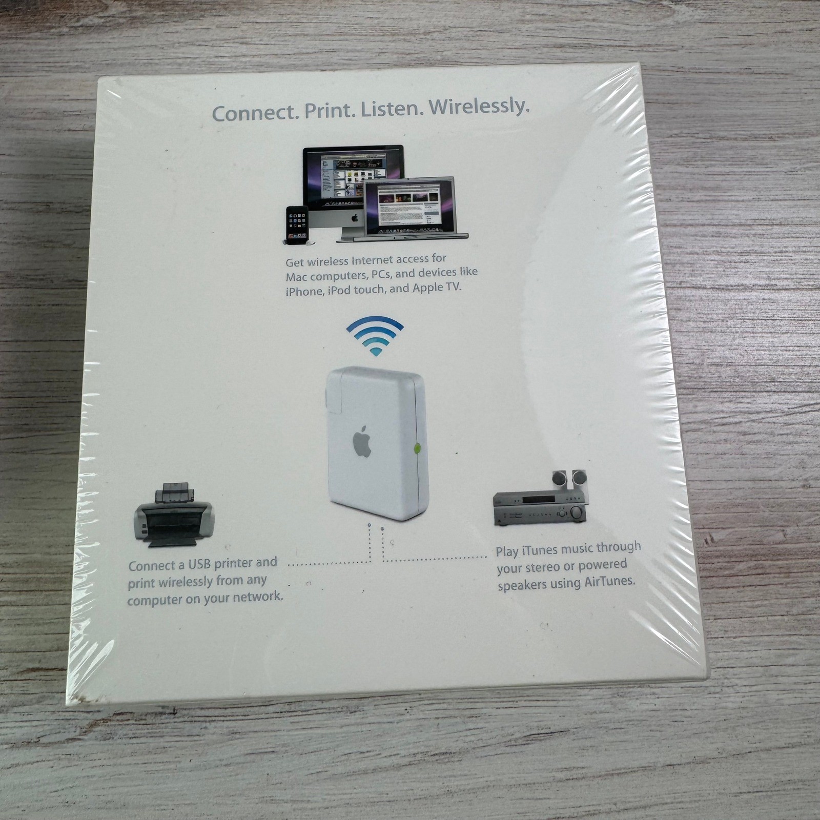 Apple AirPort Express A1264 Sealed Mac OS X Snow Leopard iWork iLife Bundle