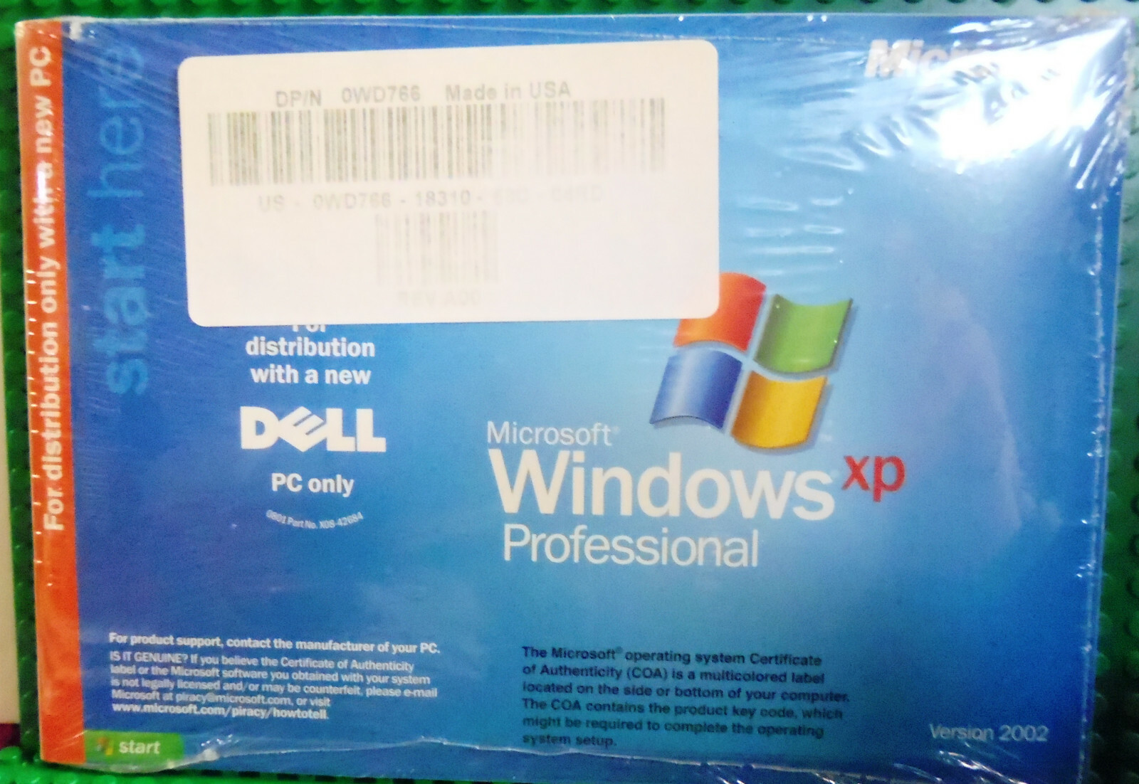 Dell Windows XP Professional Service Pack 2 Reinstallation CD SP2 New Sealed