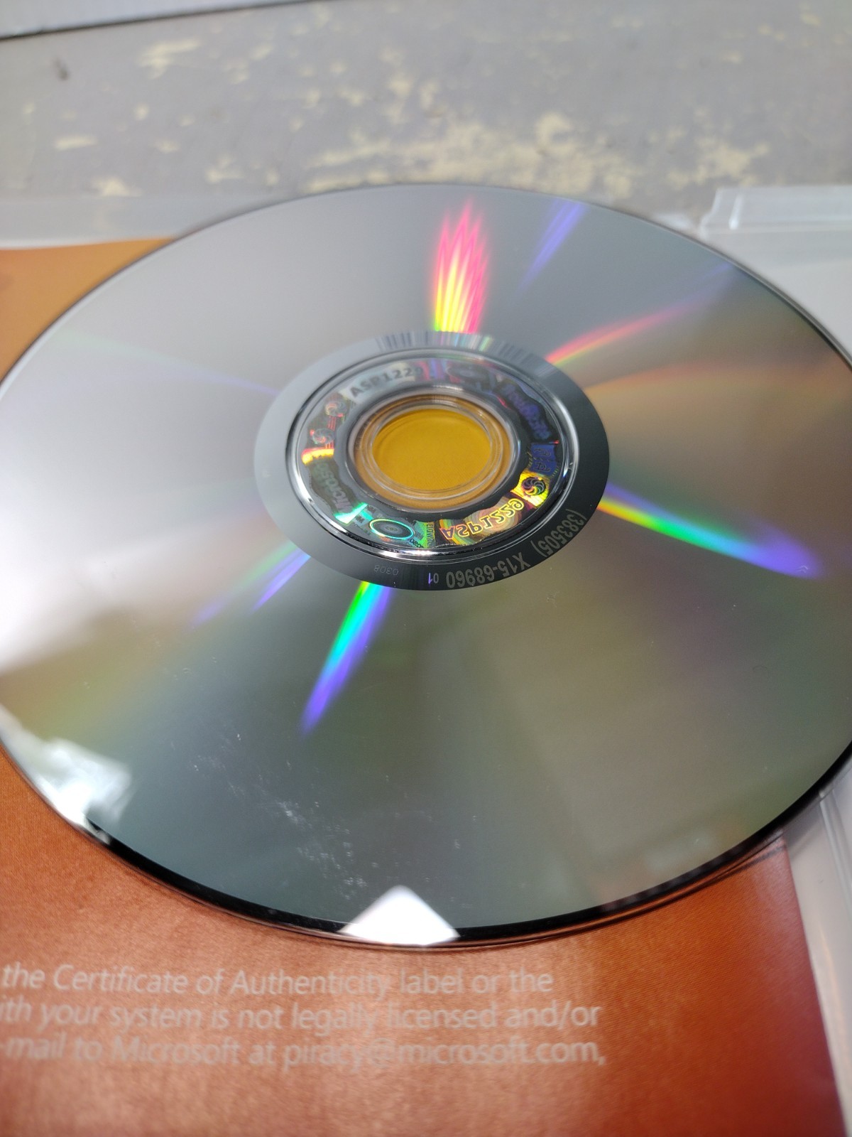 Windows 7 Professional 32 Bit Full Version DVD No Key Manual Case