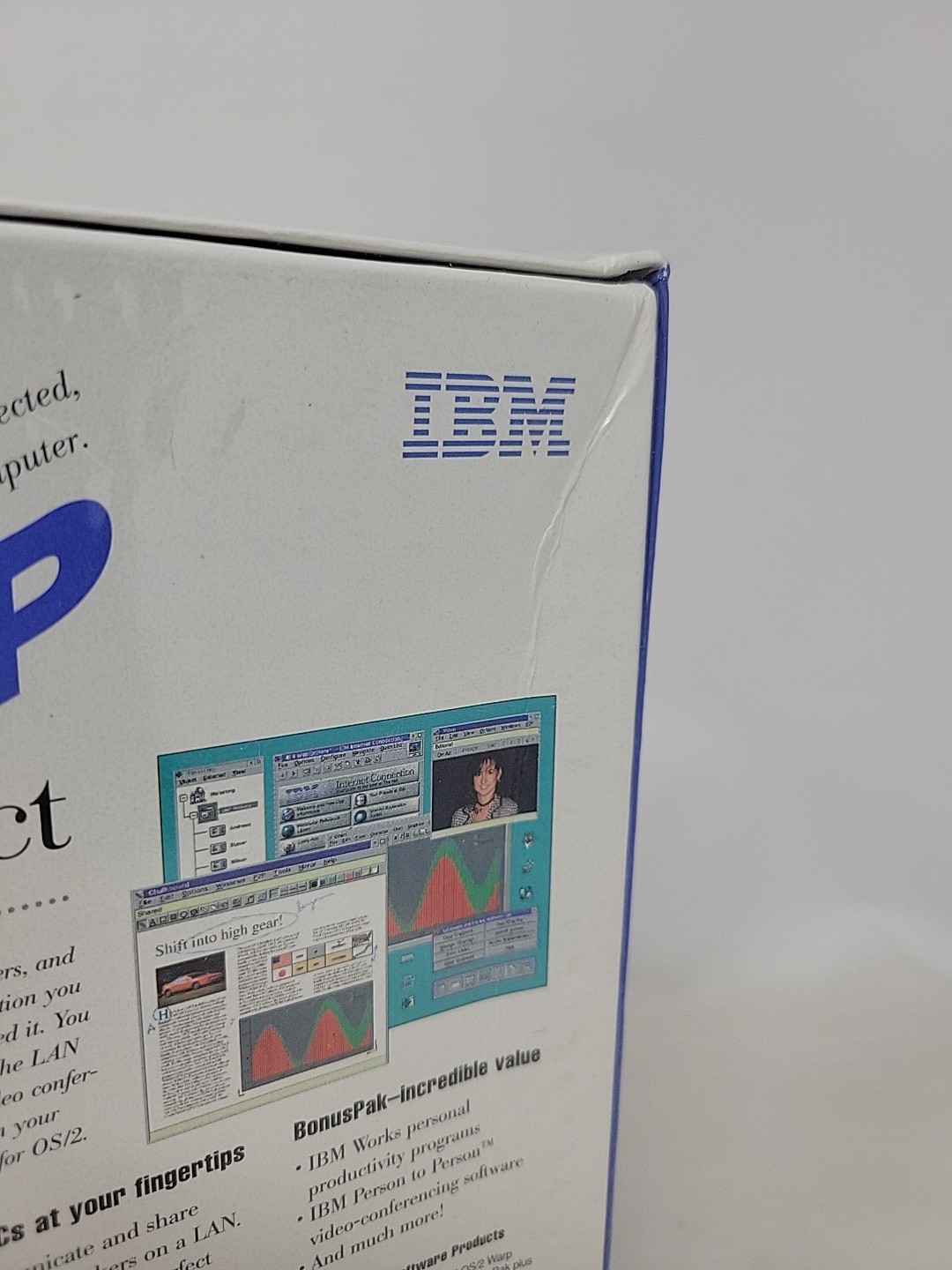 *NEW SEALED* IBM OS/2 Warp Connect Version 3 CD-Rom Vintage Computer Software