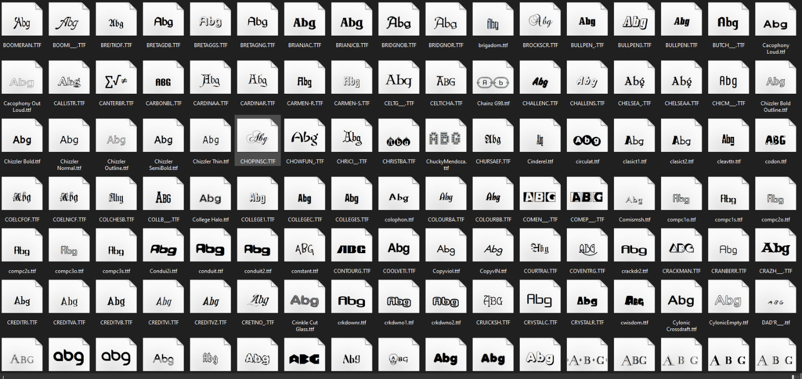 1500 Professional TrueType Fonts – Works with Windows, Mac & Linux .TTF CD-ROM