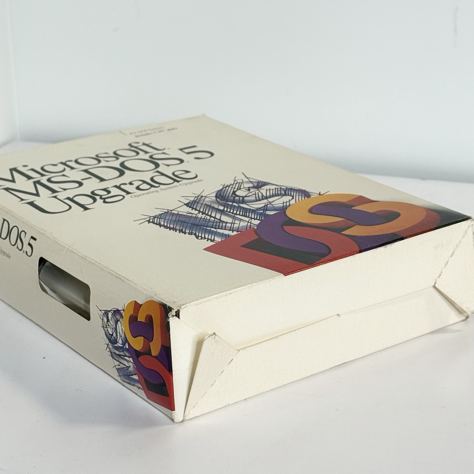 Microsoft MS-DOS 5 Operating System Upgrade 5.25″ Disks & Manuals Vintage 1991