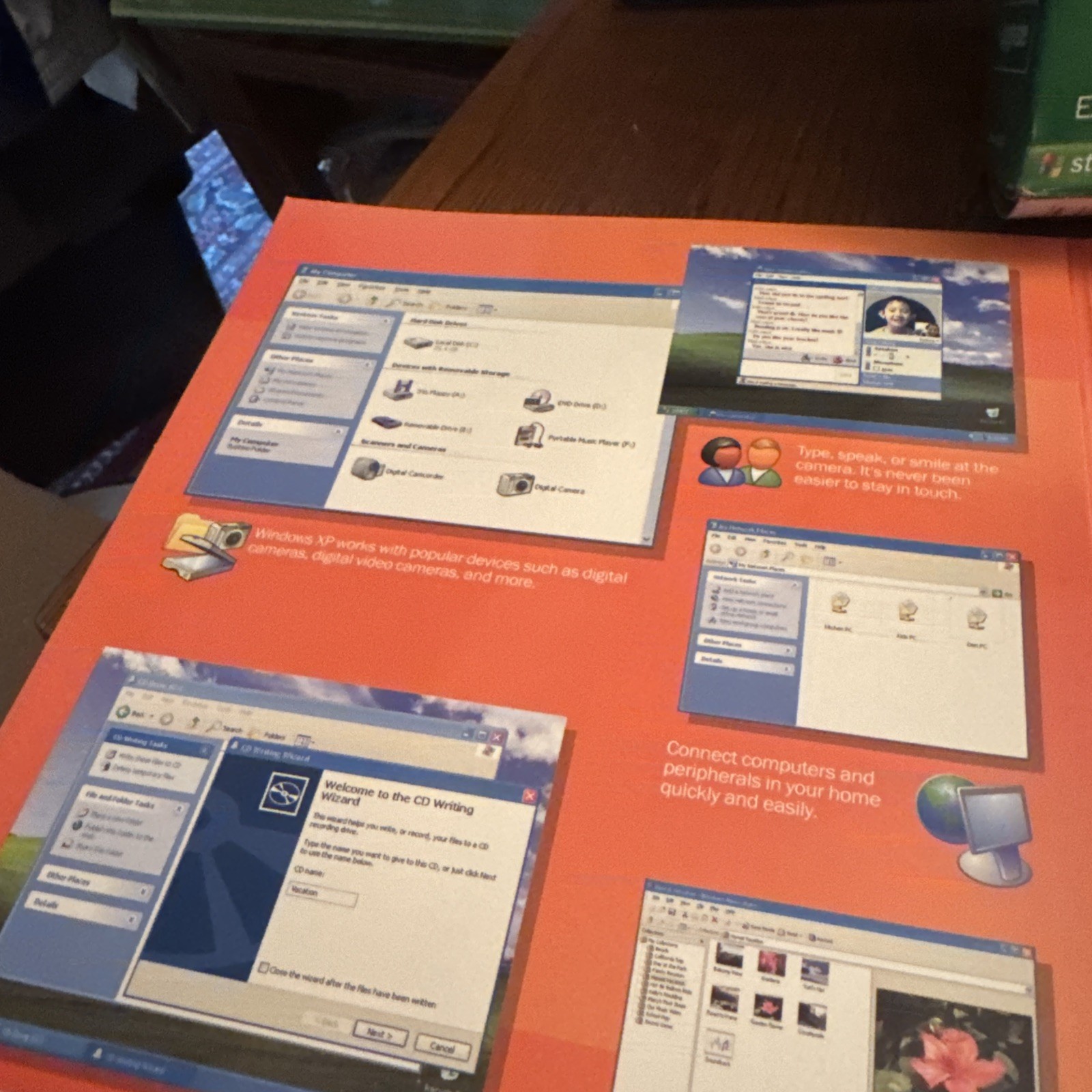 Vintage 2002 Microsoft Windows XP Home Edition Upgrade CD SP1 Retail Box USA