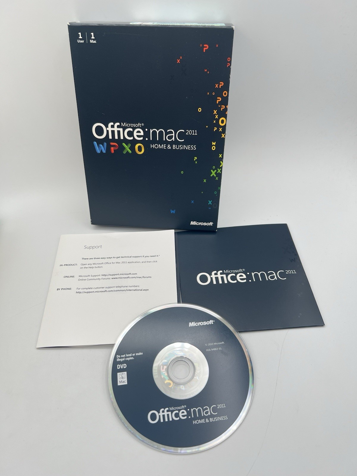Apple iMac Software Lot Microsoft Office 2011 & 2004 Mac Snow Leopard OS X Insta
