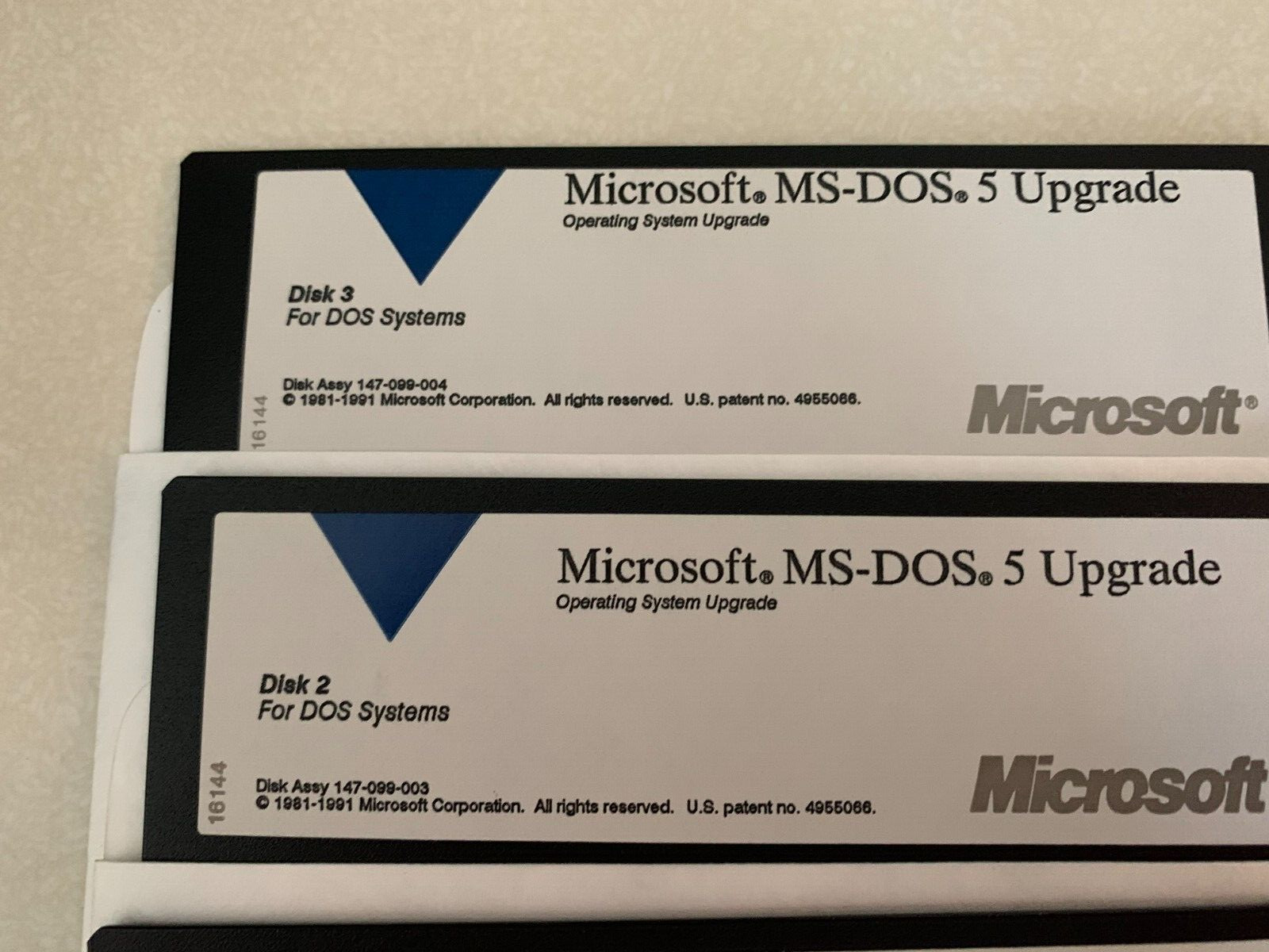 Microsoft MS-DOS 5.0 OS Upgr + 6 of 5.25 Floppies & 3 of 3.5 Floppies COMPLETE