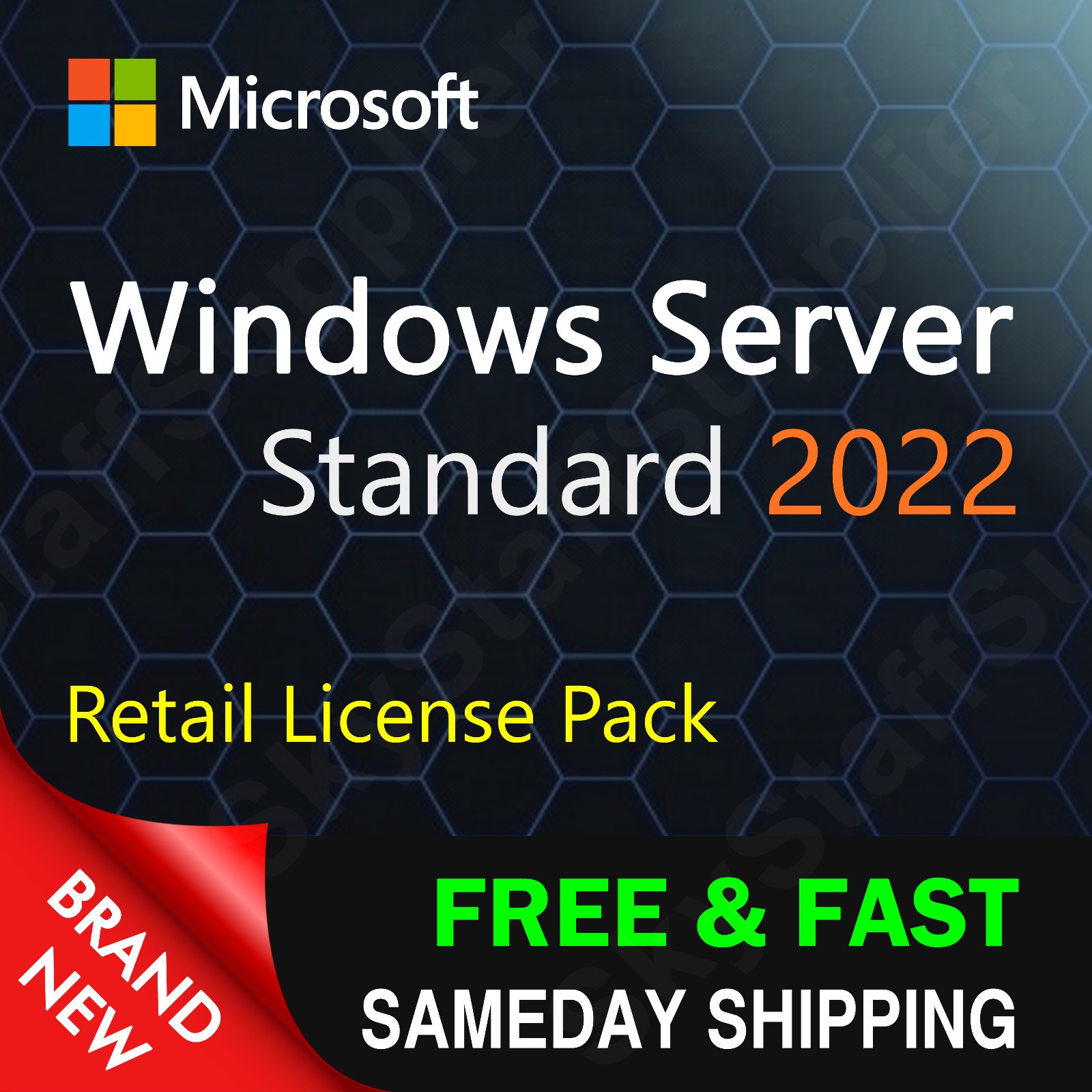 Windows Server 2022 x64 Bit STANDARD 24 CORE License Key + 10 ACCESS CALs