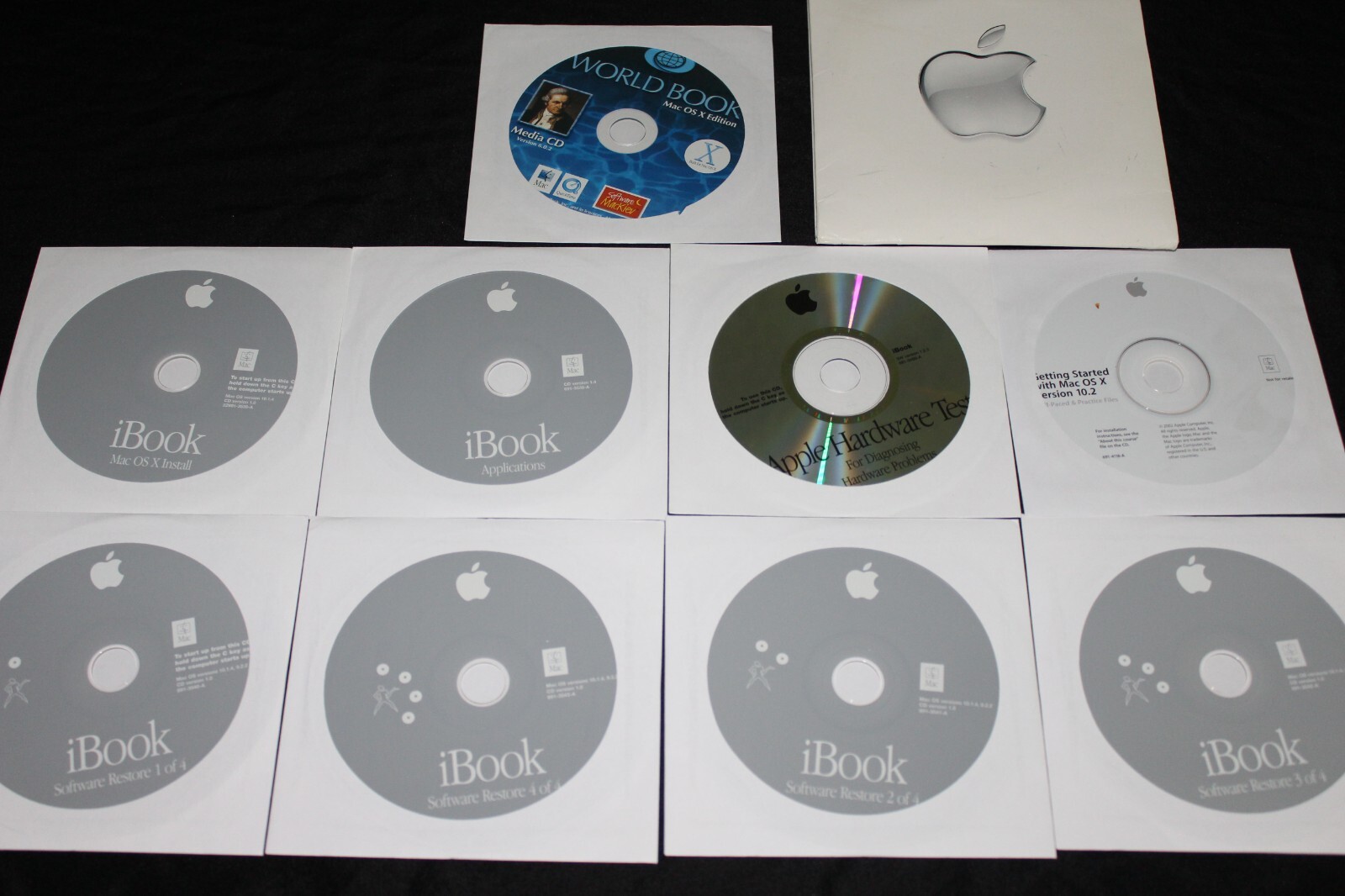 iBook Mac Macintosh OS 10.1 Software Install Restore CD Disc 10.1.4 and More