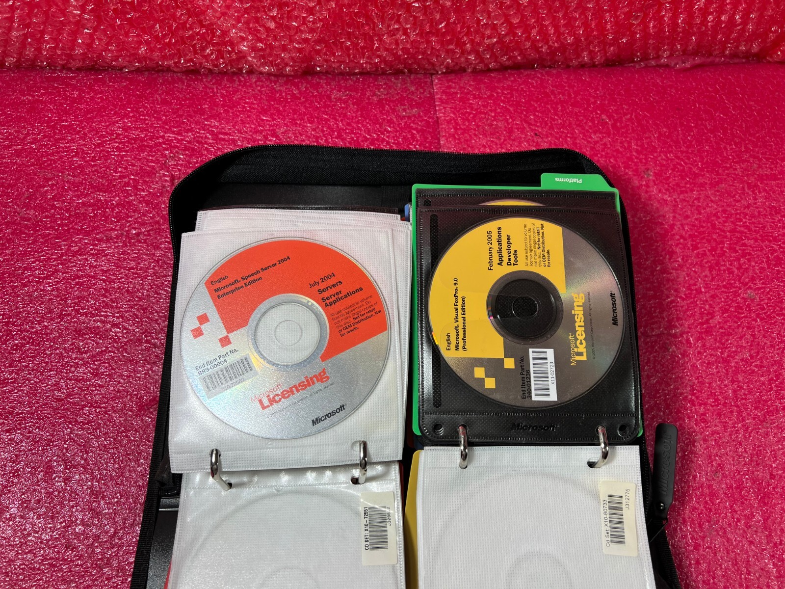 LOT Disks Server License Microsoft / APPLICATIONS 2004 2007 MIX AS-IS USED / NEW