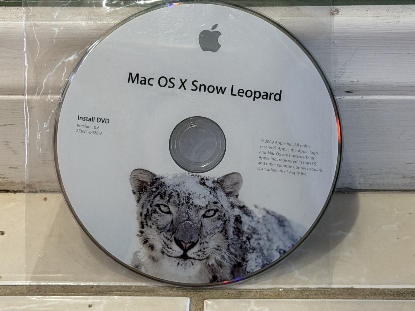 Apple OS X Snow Leopard 10.6 Install Disc