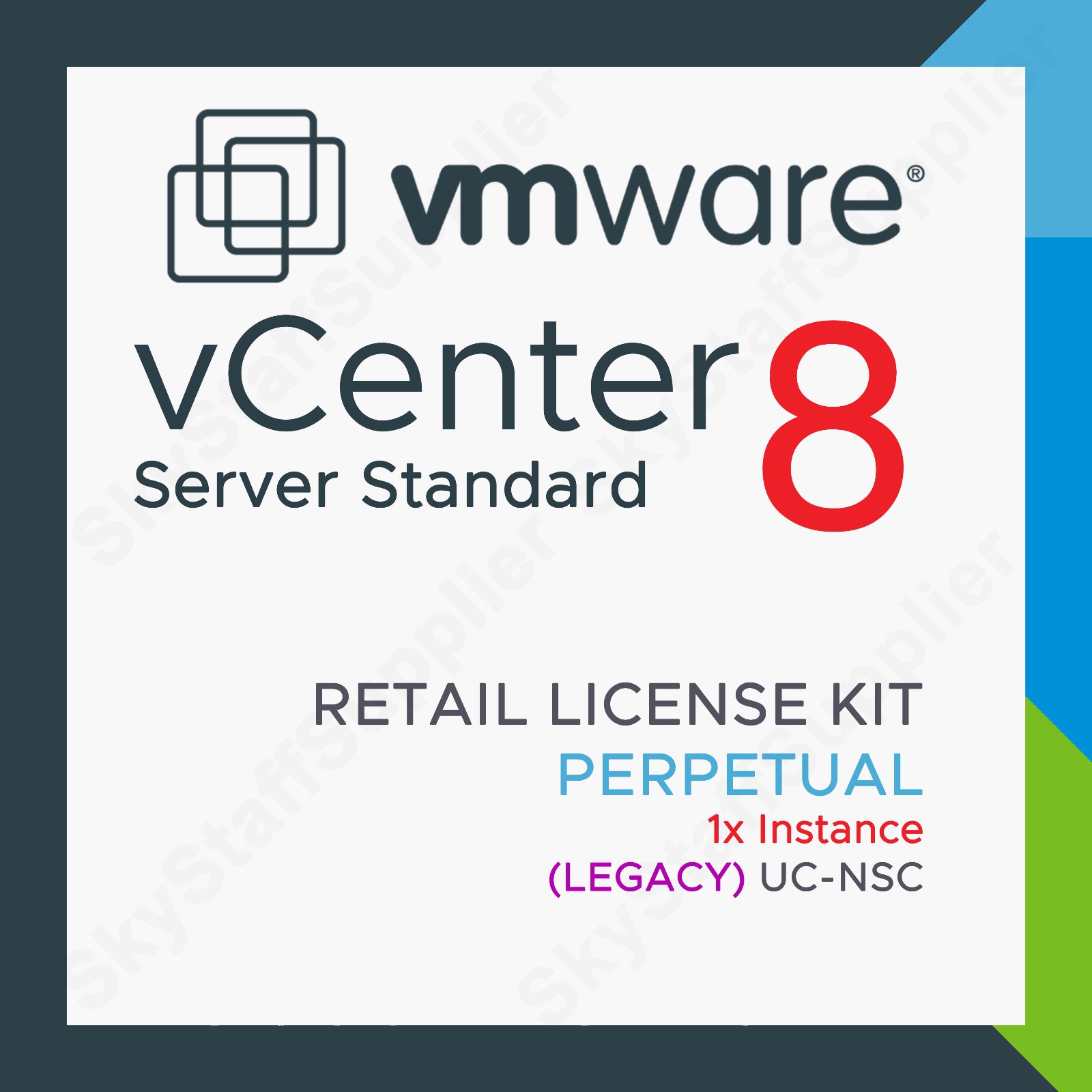 vCenter Server Standard 8 for vSphere v8 – Perpetual License UC NSC RETAIL PACK