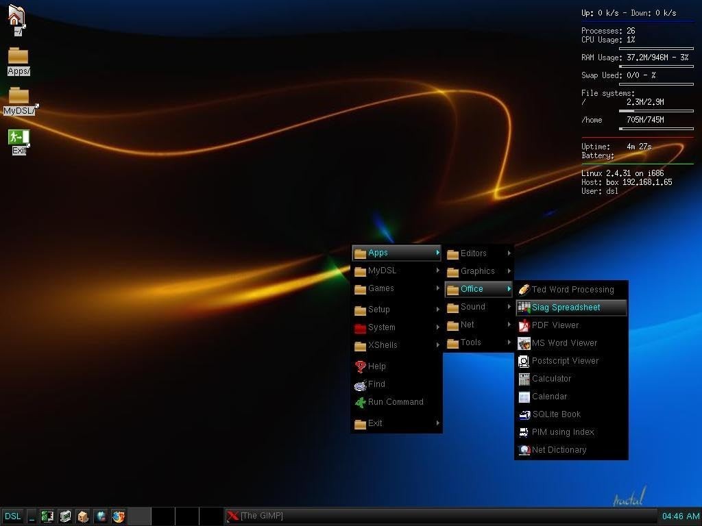 Latest New Release Damn Small Linux OS Operating System for PC on DVD